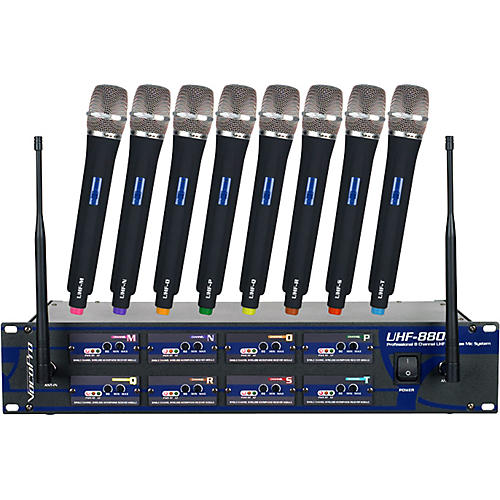 UHF-8800 8-Channel Wireless Microphone System