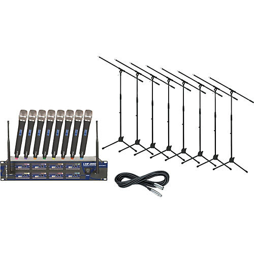 UHF-8800 8-Channel Wireless Package