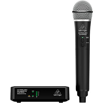 Behringer ULM300MIC High-Performance 2.4gHz Digital Wireless System With  Handheld Mic & Receiver