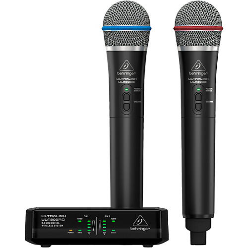 ULM302MIC High-Performance 2.4 GHz Digital Wireless System with 2 Handheld Microphones