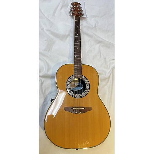 Ovation ULTRA MODEL 1517 Acoustic Electric Guitar Natural | Musician's  Friend