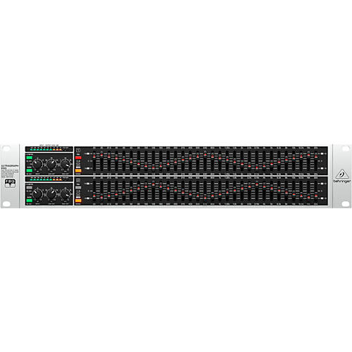 Behringer ULTRAGRAPH PRO FBQ3102HD 2-Channel 31-Band Graphic EQ With FBQ Feedback Detection System Condition 1 - Mint