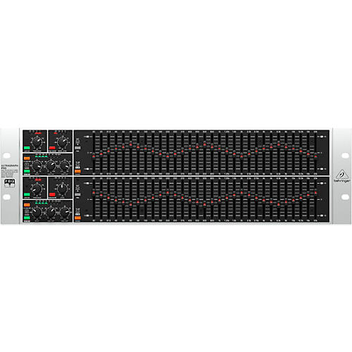 Behringer ULTRAGRAPH PRO FBQ6200HD 2-Channel 31-Band Graphic EQ With FBQ Feedback Detection System Condition 1 - Mint