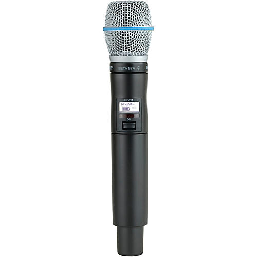 Shure ULXD2/B87A Wireless Handheld Microphone Transmitter With Interchangeable BETA 87A Microphone Cartridge Band G50
