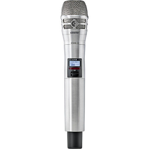 Shure ULXD2/K8N Digital Handheld Transmitter With KSM8 Capsule in Nickel Condition 1 - Mint Band J50A