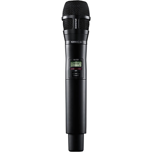 Shure ULXD2/N8CB Digital Handheld Wireless Microphone Transmitter with Nexadyne 8/C Cardioid Capsule (G50: 470 to 534 MHz) Band G57 Black