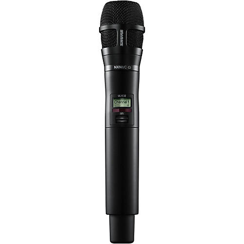 Shure ULXD2/N8CB Digital Handheld Wireless Microphone Transmitter with Nexadyne 8/C Cardioid Capsule (G50: 470 to 534 MHz) Band H50 Black