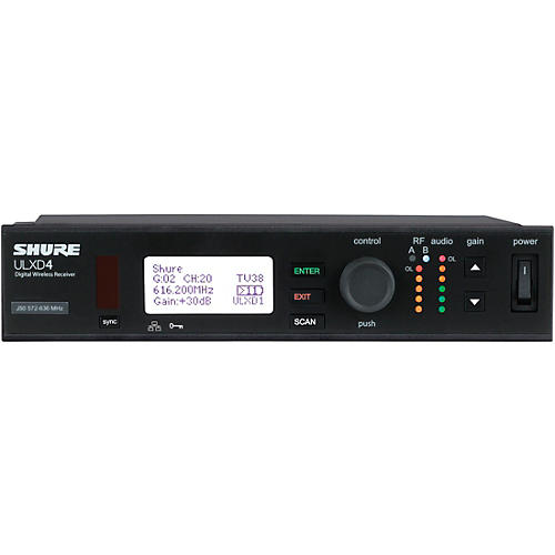 Shure ULXD4 Digital Wireless Receiver Band G50