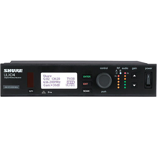 Shure ULXD4 Digital Wireless Receiver Band H50