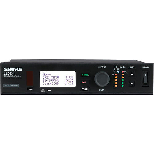 Shure ULXD4 Digital Wireless Receiver Band J50A