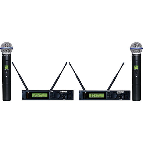 ULXP24D/BETA58 Dual Handheld Wireless Microphone System