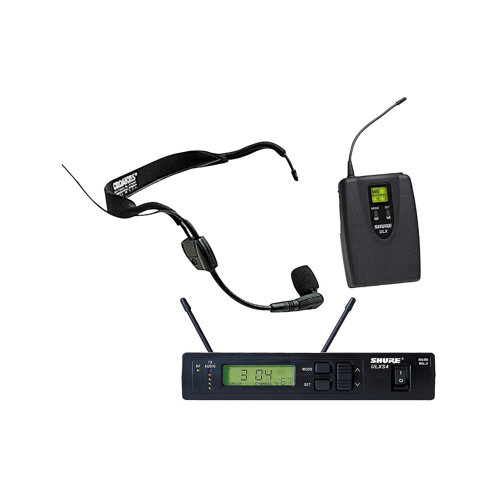Shure ULXS Wireless Headset System with WH30 Mic Musician's Friend