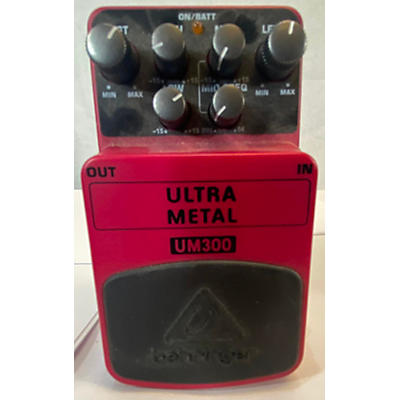 Behringer UM300 Ultra Metal Distortion Effect Pedal