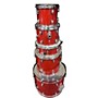 Used Sound Percussion Labs UNITY Drum Kit RED SPARKLE