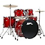 Sound Percussion Labs UNITY II 5-Piece Complete Drum Set With Hardware, Cymbals and Throne Desert Red Speckle