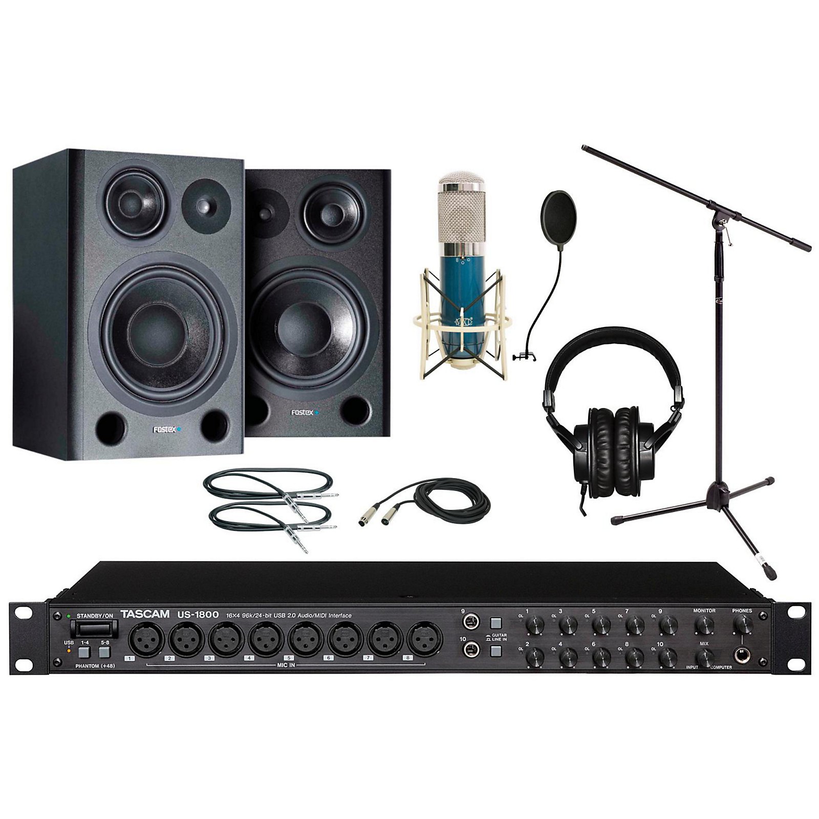 Tascam US-1800 MXL 4000 Recording Package | Musician's Friend