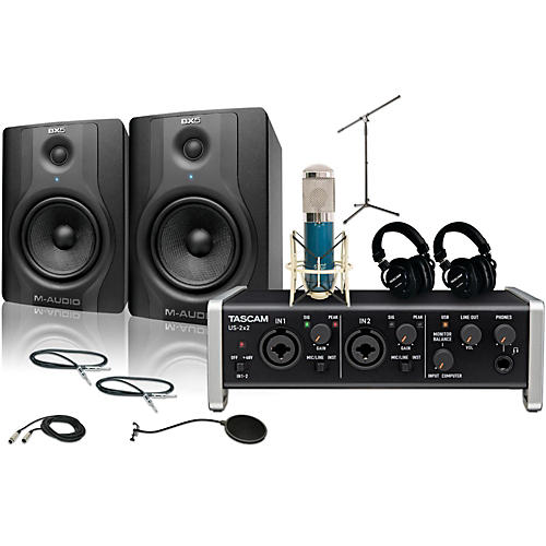 US-2x2 MXL 4000 and M Audio BX5 Recording Package 2