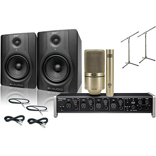 US-4x4 MXL 990/991 M-Audio BX5 Recording Package  