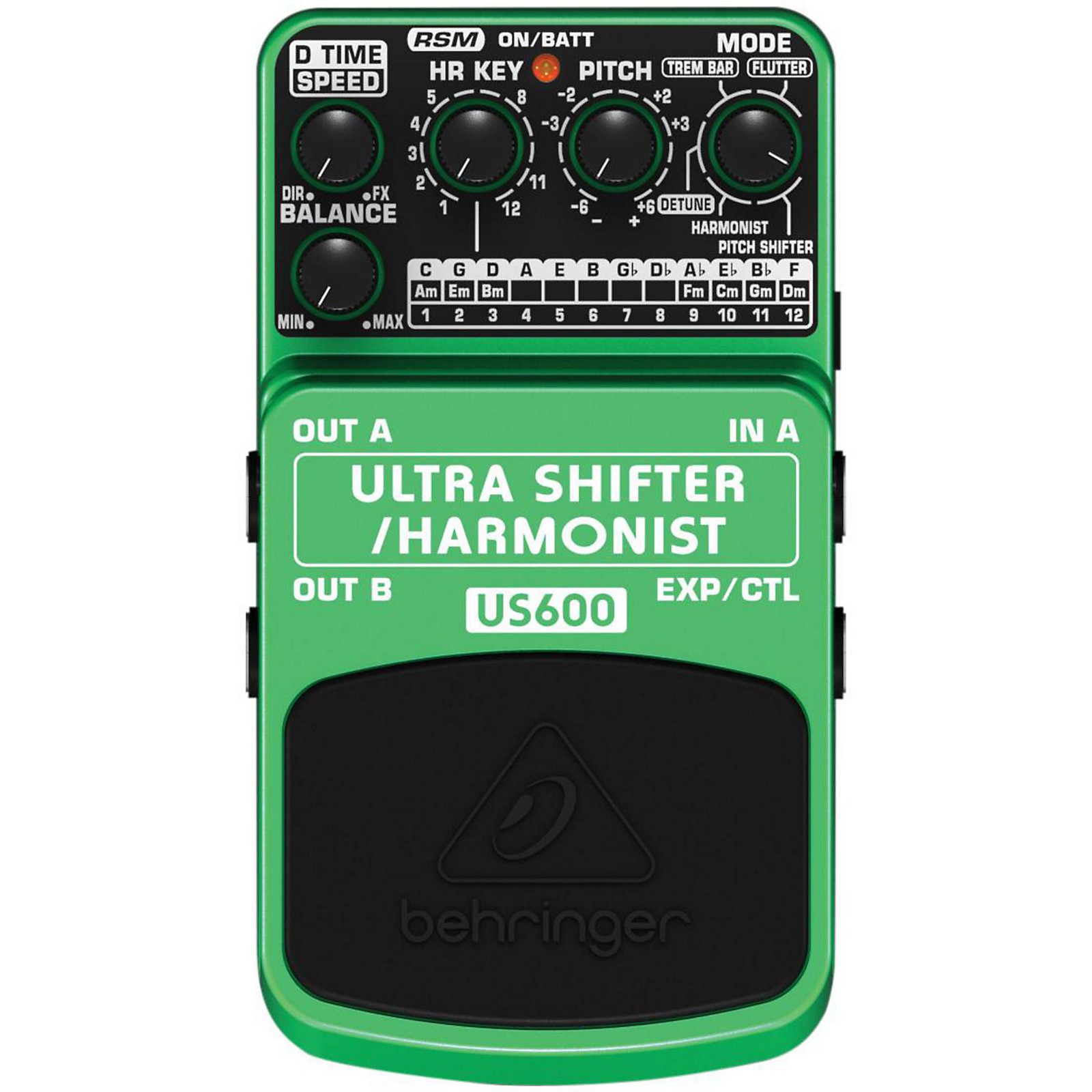 Behringer US600 Ultra Shifter/Harmonist Guitar Effects Pedal Musician