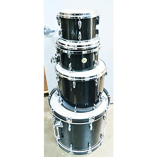 Gretsch Drums USA CUSTOM 4PC DRUM KIT Drum Kit BLACK SPARKLE