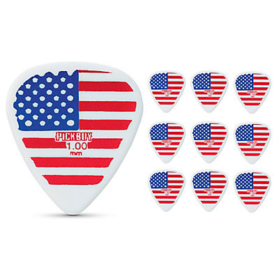 Pick Boy USA Flag Large Celltex Guitar Picks