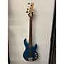 Used G&L USA L2500 5 String Electric Bass Guitar Blue Sparkle