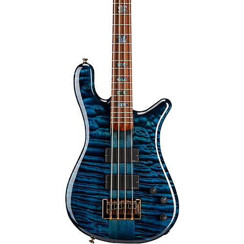 USA NS-4 Black and Blue Gloss Bass Guitar