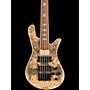 Spector USA NS-5H2-EX Buckeye Burl Top 5-String Bass Guitar Buckeye Burl Natural