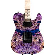 USA PT Buckeye Burl Electric Guitar Purple Stabilized