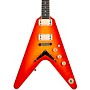 Dean USA Patents Pending V Flame-Top Electric Guitar Transparent Cherry Burst