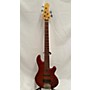 Used Lakland USA Series 55-94 Deluxe 5 String Electric Bass Guitar Cherry Sunburst