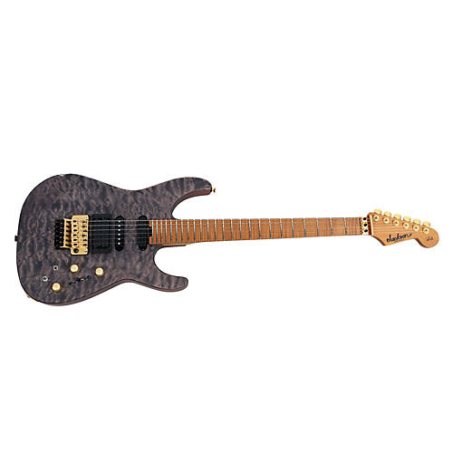 Jackson USA Signature Phil Collen PC1 Electric Guitar Condition 3 - Scratch and Dent Satin Transparent Black 197881360023