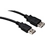 Hosa USB-210AF USB-A Male to USB-A Female USB Extension Cable 10 ft.
