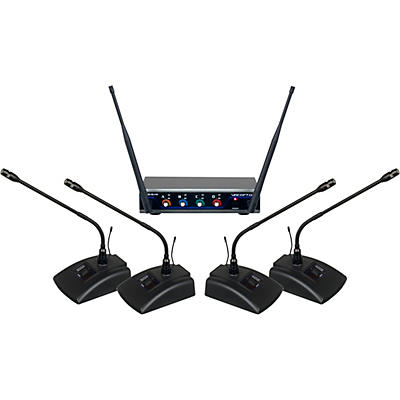 VocoPro USB-CONFERENCE 4 User Wireless Microphone/USB Interface Package