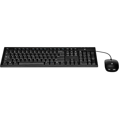 USB Keyboard and Mouse Desktop Combo with PS/2 Adapter Black MMBRP7 Part