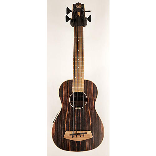 Kala Ubass Bass Ukulele striped ebony