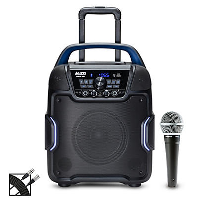 Alto Uber FX MKII Battery-Powered Portable PA Speaker With DRV100 Microphone and Cable