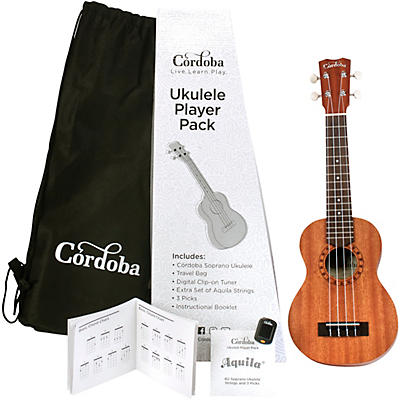 Cordoba Soprano Ukulele Players Pack