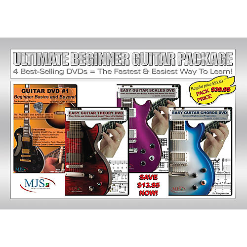 Ultimate Beginner Guitar 4 DVD Package
