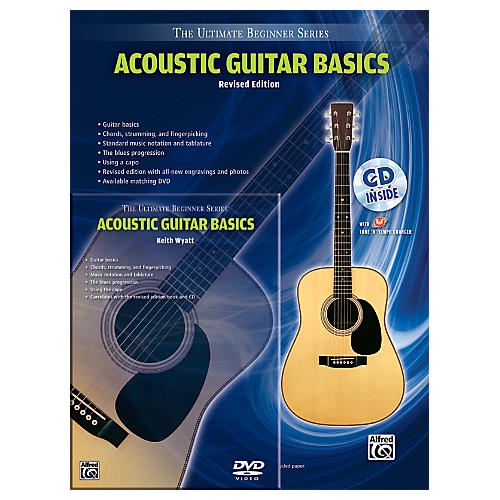 Alfred Ultimate Beginner Mega Pak Acoustic Guitar Basics (Rev. Ed.) Book, CD & DVD
