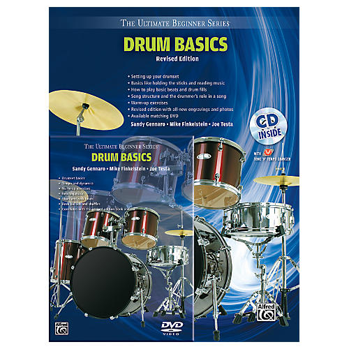 Ultimate Beginner Mega Pak Drum Basics (Revised Ed.) Book, CD & DVD