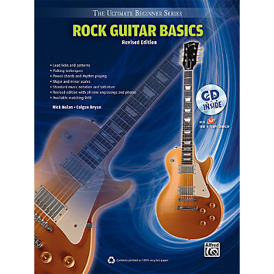 Alfred Ultimate Beginner Rock Guitar Basics (Revised Edition) Book & CD