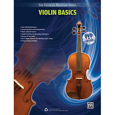 Alfred Ultimate Beginner Series Violin Basics Book & DVD