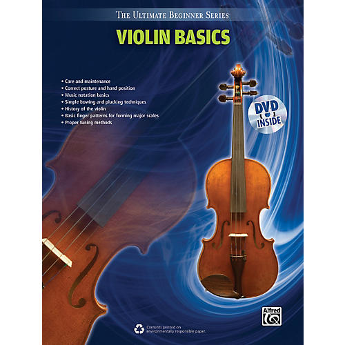 Alfred Ultimate Beginner Series Violin Basics Book & DVD