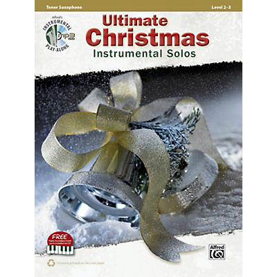 Alfred Ultimate Christmas Instrumental Solos Tenor Sax Book & CD