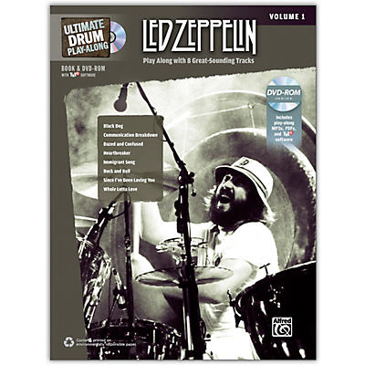 Alfred Ultimate Drum Play-Along: Led Zeppelin, Volume 1 With DVD