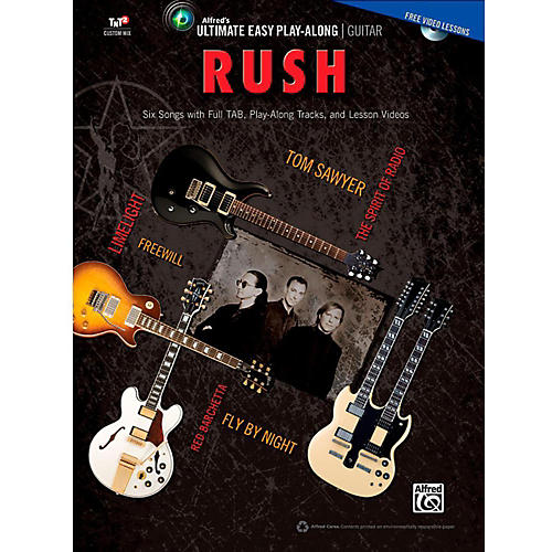 Ultimate Easy Guitar Play-Along: Rush - Easy Guitar TAB Songbook & DVD