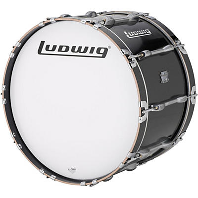Ludwig Ultimate Marching Bass Drum - Black