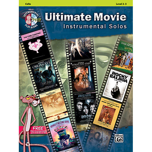 Ultimate Movie Instrumental Solos for Cello Book & CD