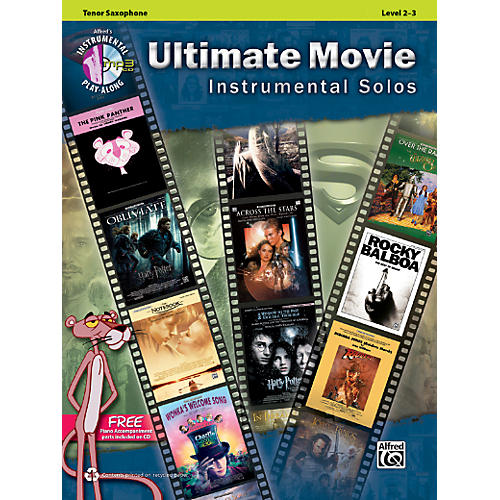 Ultimate Movie Instrumental Solos for Tenor Sax Book & CD